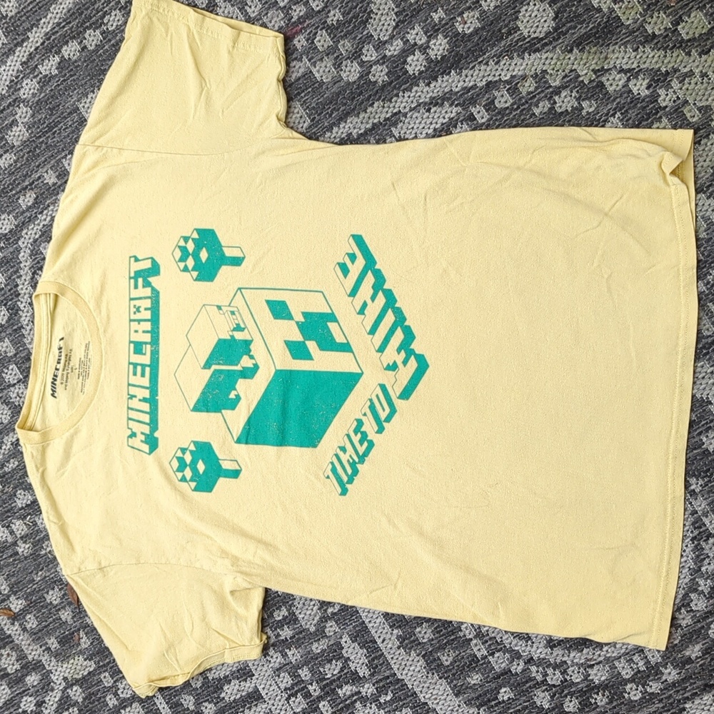 Large Minecraft shirt